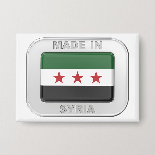 Gemaakt in Syrië Button (Voorkant)