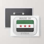 Gemaakt in Syrië Button (Voorkant / Achterkant)