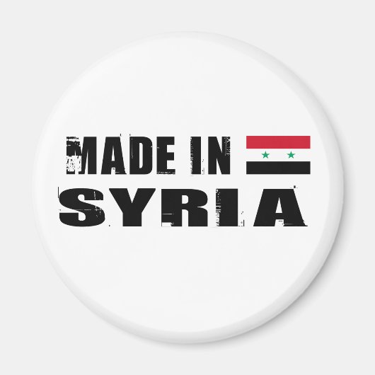 Gemaakt in Syrië Magneet (Voorkant)