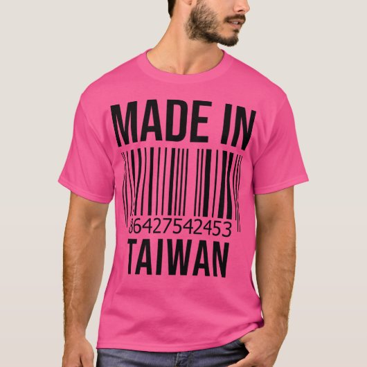 Gemaakt in Taiwan T-shirt (Voorkant)