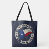 Gemaakt in Texas door een Texaan Tote Bag (Voorkant)