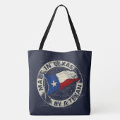Gemaakt in Texas door een Texaan Tote Bag (Achterkant)