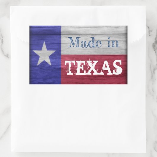 Gemaakt in Texas Label Sticker (Tas)