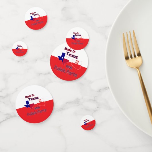 gemaakt in Texas met Poolse onderdelen Confetti (Groep)