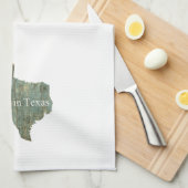 Gemaakt in Texas Theedoek Keukenhanddoek (Quarter Fold)