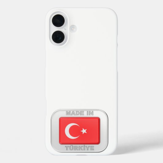 Gemaakt in Turkije Case-Mate iPhone Case (Achterkant)