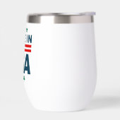 Gemaakt in USA patriottisch typografisch ontwerp (Links)