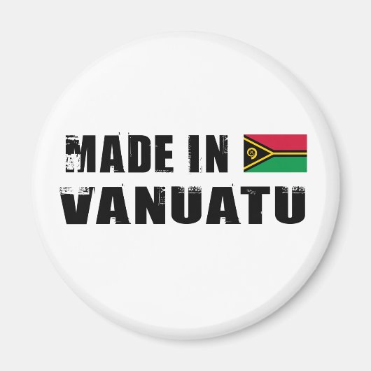 Gemaakt in Vanuatu Magneet (Voorkant)