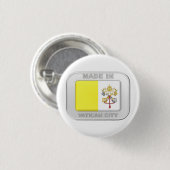 Gemaakt in Vaticaanstad Ronde Button 3,2 Cm (Voorkant /achterkant)