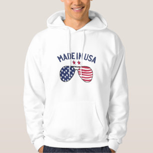 Gemaakt in Verenigde Staten Amerikaanse vlagzonneb Hoodie