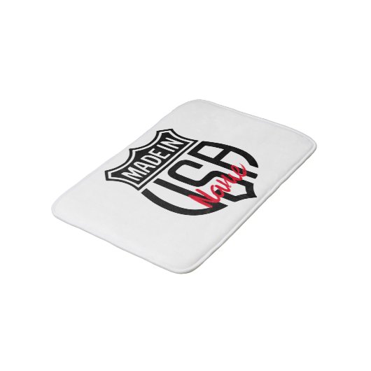 Gemaakt in Verenigde Staten Sign Thunder_Cove Badmat (Gekanteld)