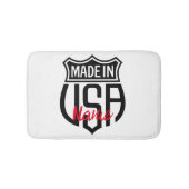 Gemaakt in Verenigde Staten Sign Thunder_Cove Badmat (Voorkant)