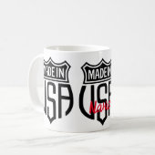 Gemaakt in Verenigde Staten Sign Thunder_Cove Koffiemok (Voorkant links)