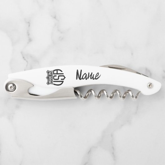 Gemaakt in Verenigde Staten Sign Thunder_Cove Kurkentrekker (Voorkant)