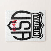 Gemaakt in Verenigde Staten Sign Thunder_Cove Legpuzzel (Horizontaal)