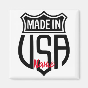 Gemaakt in Verenigde Staten Sign Thunder_Cove Magneet