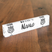 Gemaakt in Verenigde Staten Sign Thunder_Cove Naambordje (Zijkant)