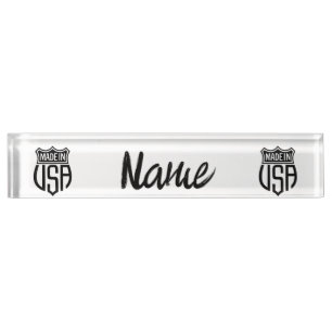 Gemaakt in Verenigde Staten Sign Thunder_Cove Naambordje