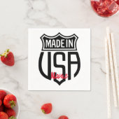 Gemaakt in Verenigde Staten Sign Thunder_Cove Servet (Insitu)