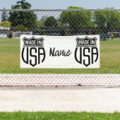 Gemaakt in Verenigde Staten Sign Thunder_Cove Spandoek (Insitu)