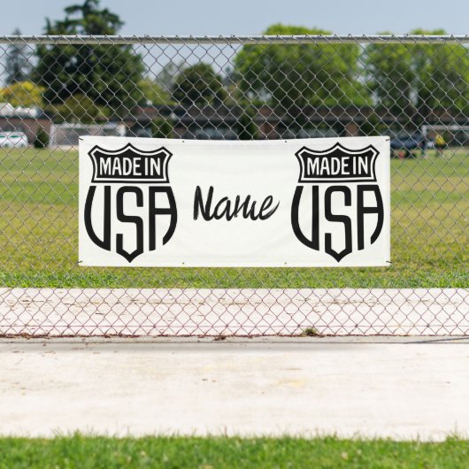 Gemaakt in Verenigde Staten Sign Thunder_Cove Spandoek (Insitu)