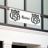 Gemaakt in Verenigde Staten Sign Thunder_Cove Spandoek (Buitenkant Gebouw)