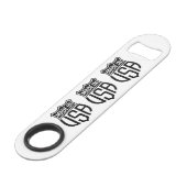 Gemaakt in Verenigde Staten Sign Thunder_Cove Speed Flessenopener (Achterkant Gekanteld)