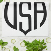 Gemaakt in Verenigde Staten Sign Thunder_Cove Theedoek (Gevouwen)