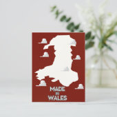 Gemaakt in Wales Briefkaart (Staand voorkant)