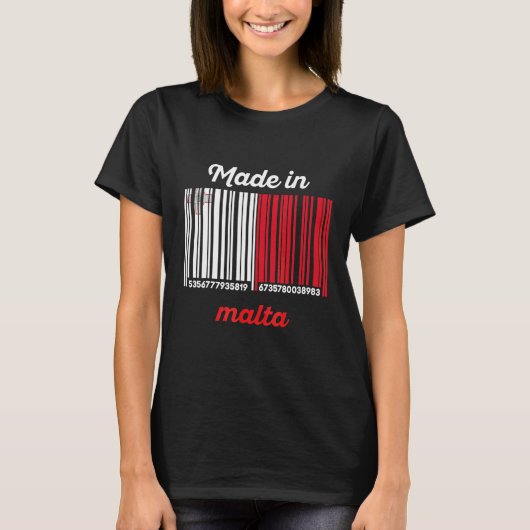 Gemaakt Malta T-shirt (Voorkant)