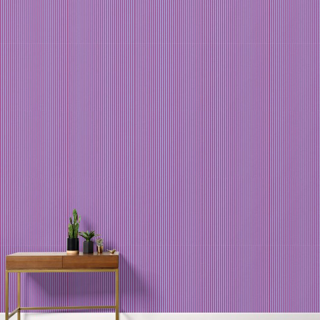 Gemaakt Mauve/Paarse met roze tinten Behang (Hal)