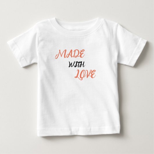 Gemaakt met Baby T-Shirt Cute (Voorkant)