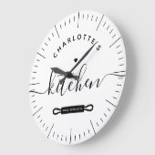 Gemaakt met de liefdesmoderne, witte, aangepaste n grote klok (Hoek)