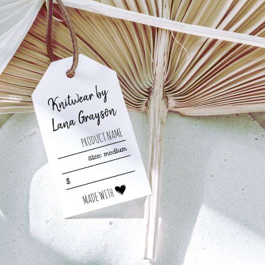 Gemaakt met de prijs van de sociale media van de L Cadeaulabel