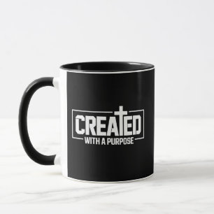 Gemaakt met een doel Christelijke Gezegende Bijbel Mok