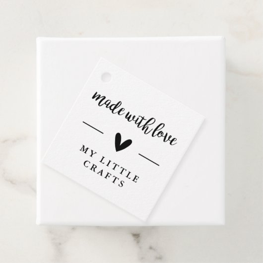 Gemaakt met liefde, ambachtelijke zaken bedankjes labels (In situ)