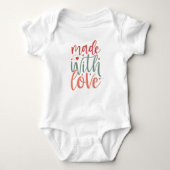 Gemaakt met liefde - Baby Boy Bodysuit (Voorkant)
