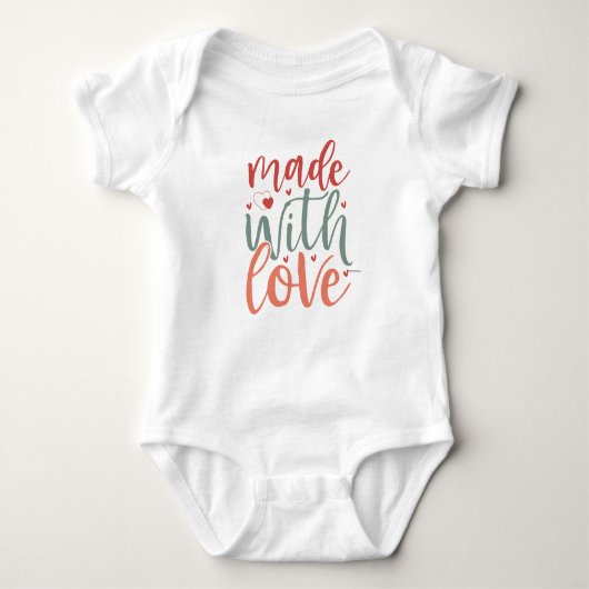 Gemaakt met liefde - Baby Boy Bodysuit (Voorkant)