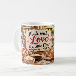 Gemaakt met Liefde & Bloem Bakmok Koffiemok