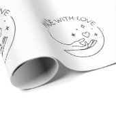 Gemaakt met liefde cadeaupapier (Rol Hoek)