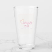 Gemaakt met liefde Drink glas (Achterkant)