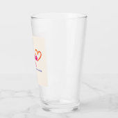 Gemaakt met liefde Drink glas (Links)