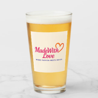 Gemaakt met liefde Drink glas