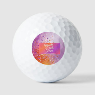 Gemaakt met liefde golfbal golfballen