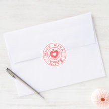 Gemaakt met Liefde Hart Label