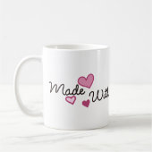 Gemaakt met liefde koffiemok (Links)