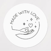 Gemaakt met liefde labels (Design 1)