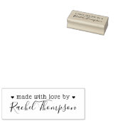 Gemaakt met Liefde Leuke Harten Arts & Crafts Rubberstempel (Gestempeld)