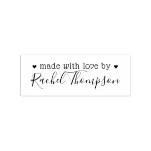 Gemaakt met Liefde Leuke Harten Arts & Crafts Rubberstempel