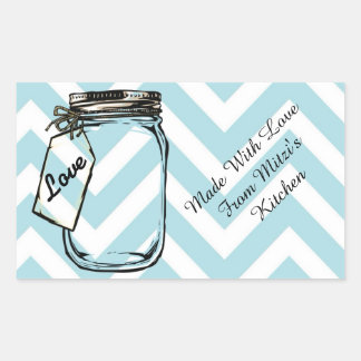 Gemaakt met liefde mason jar sticker